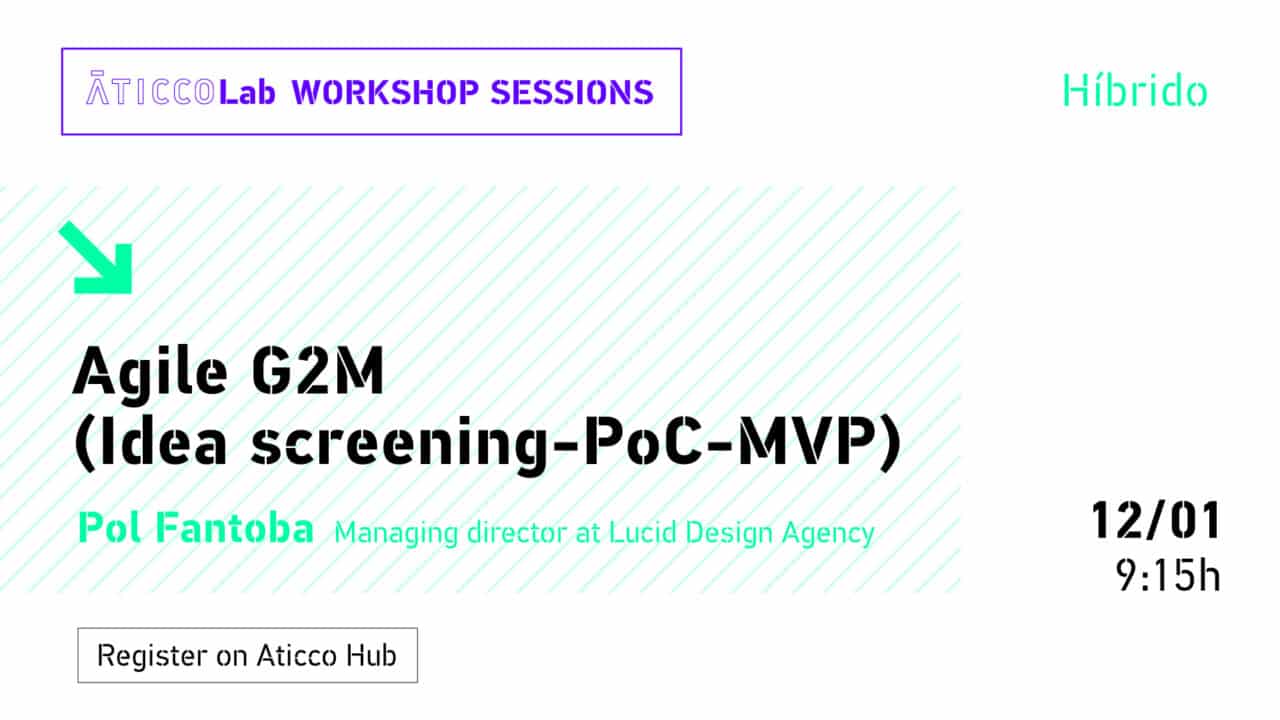 G2m Testing Workshop: Agile G2M (Idea screening-PoC-MVP) | AticcoLab