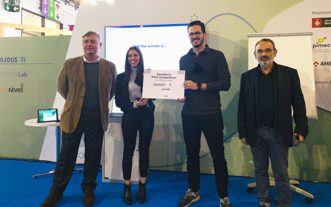 Shakers y Newe, ganadoras de la AticcoLab Startup Pitch Competition en BizBarcelona